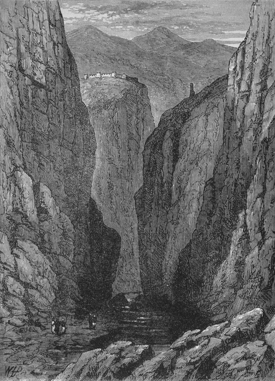 Ali Musjid och Khyberpasset, c1880 av Unbekannt