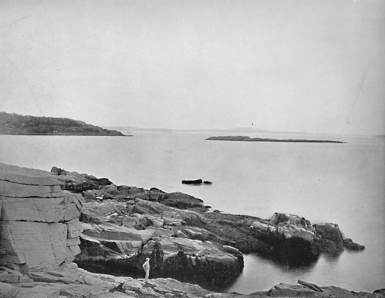 Längs kusten, Bar Harbor, Maine, c1897. av Unbekannt