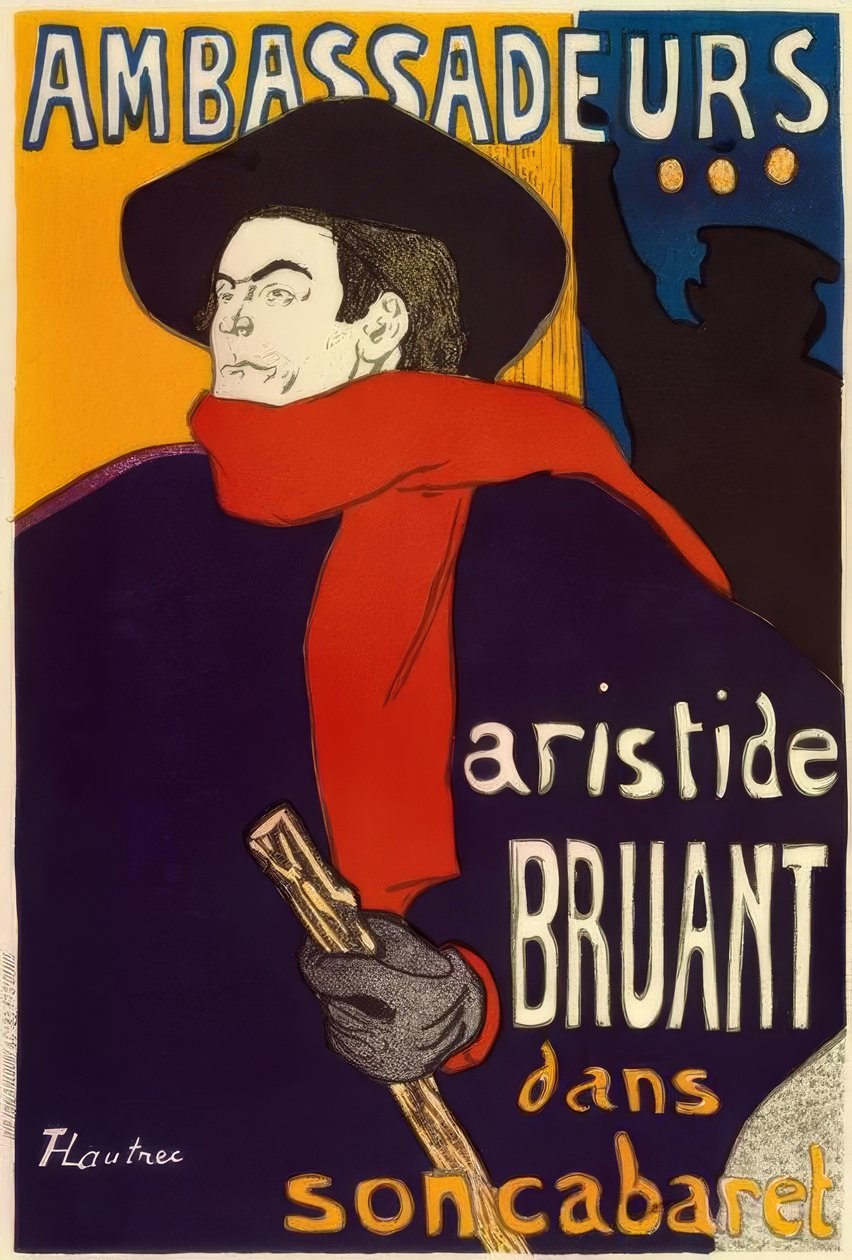 Ambassadörer, Aristide Bruant av Unbekannt