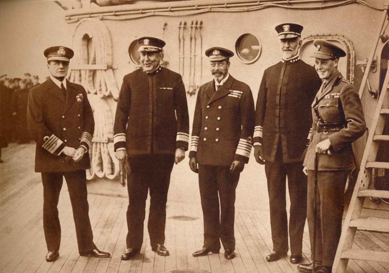 American admirals afloat with the King, 1918 1935 av Unbekannt