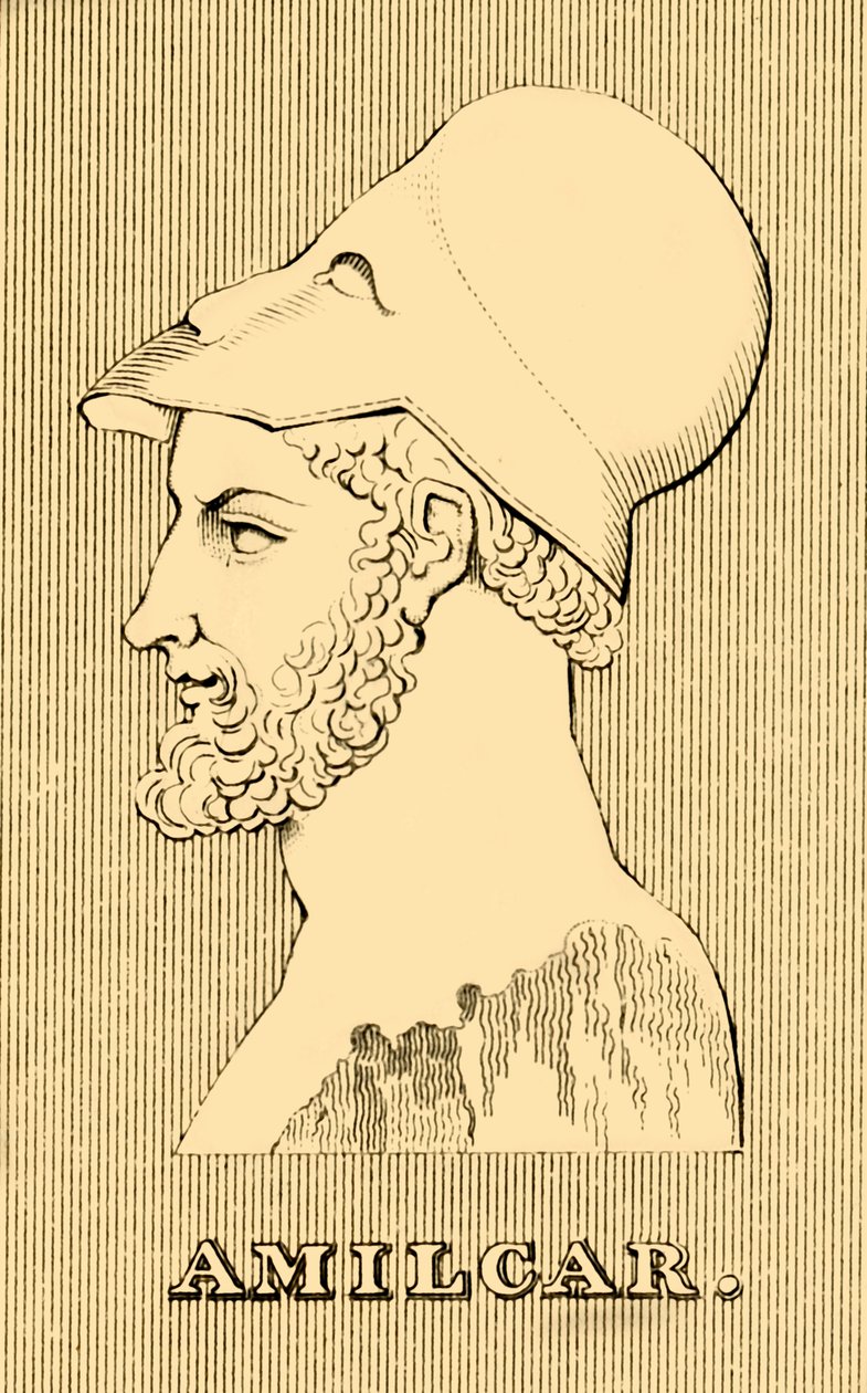 Amilgar, c275-228 f.Kr., 1830. av Unbekannt