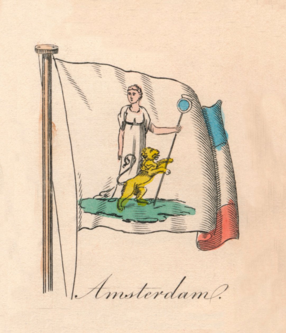 Amsterdam, 1838 av Unbekannt