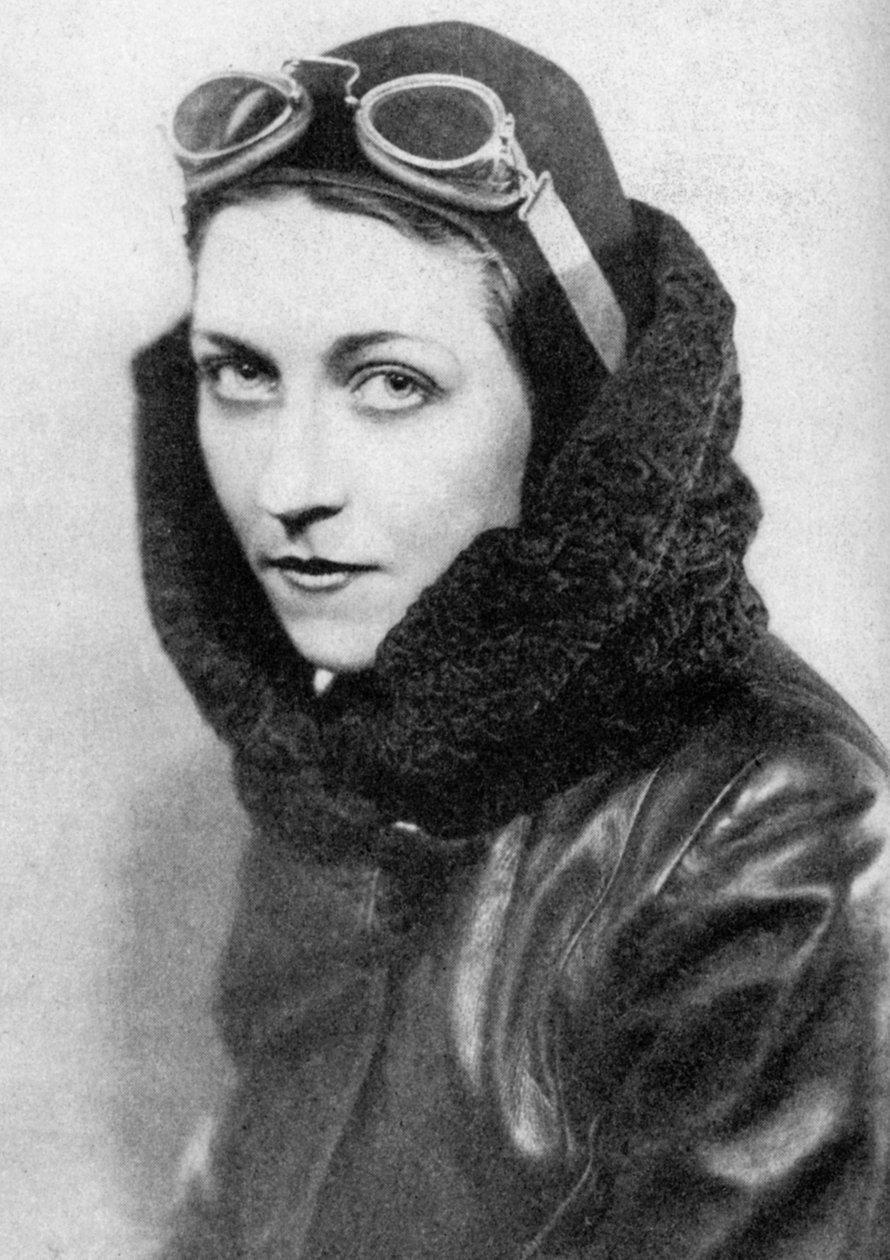 Amy Johnson, pilot, c1930-talet 1936 av Unbekannt