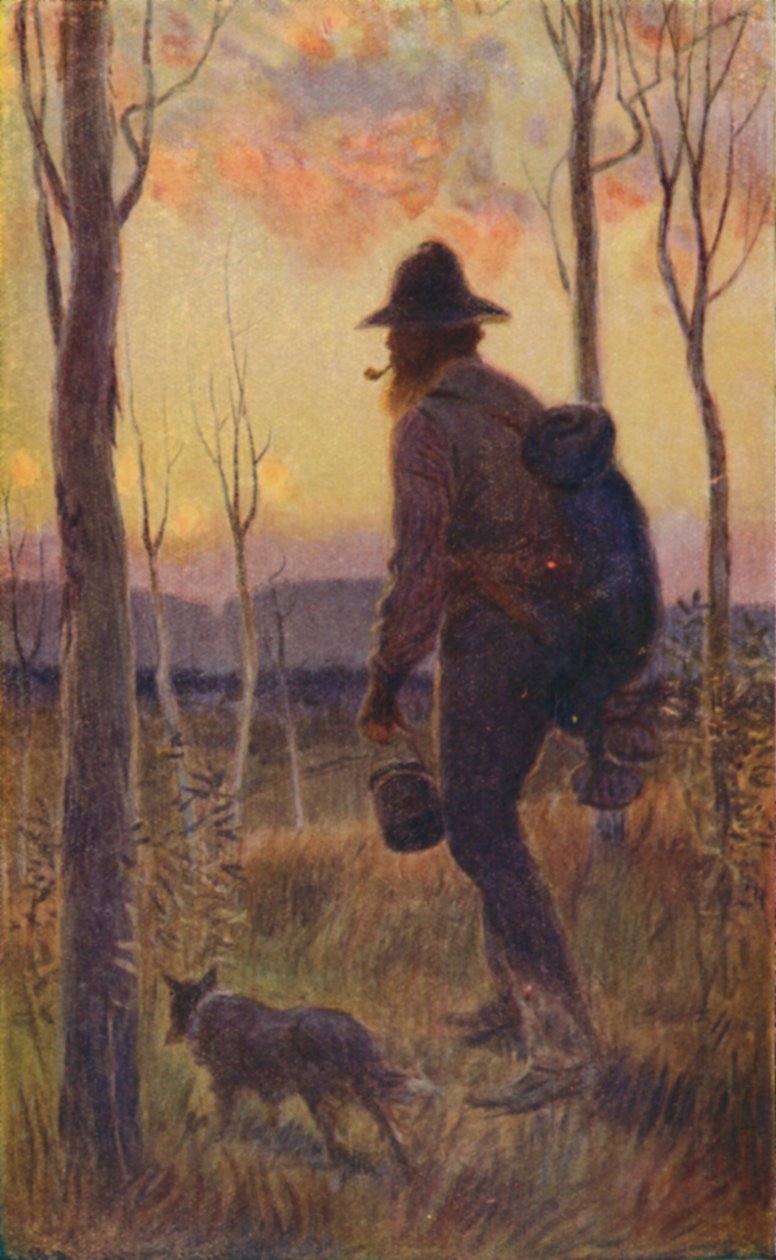 En australisk solnedgång, 1923. av Unbekannt