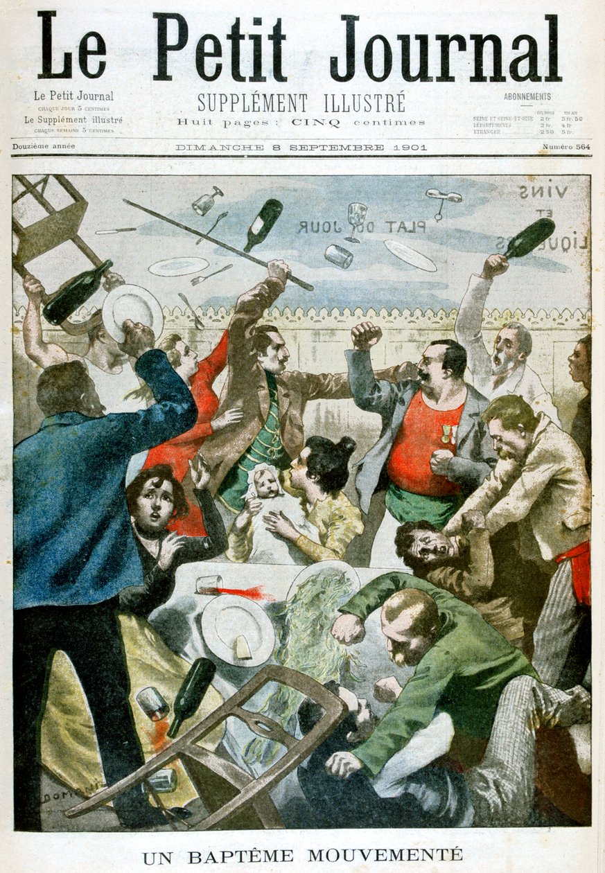 Ett händelserikt dop, 1901 av Unbekannt