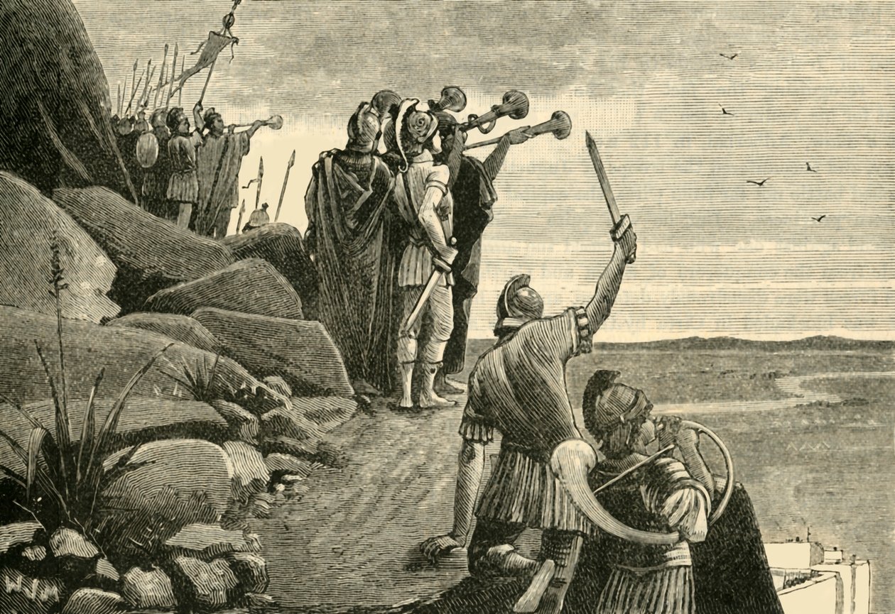 En incident i Jugurthine-kriget, 1890. av Unbekannt