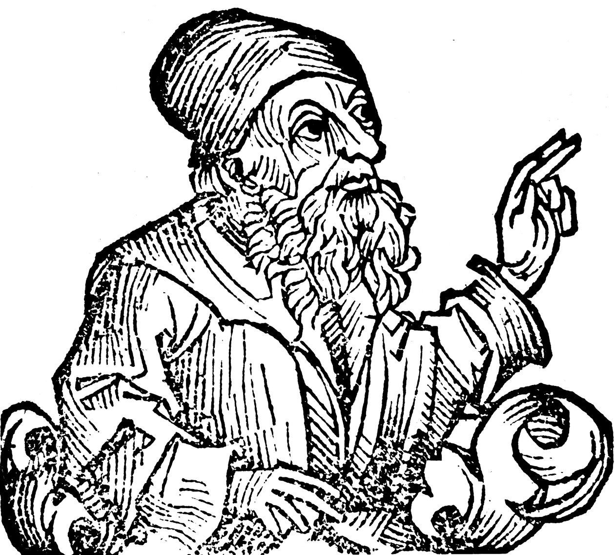 Anaxagoras c500-428 f.Kr., antik grekisk filosof, 1493 av Unbekannt