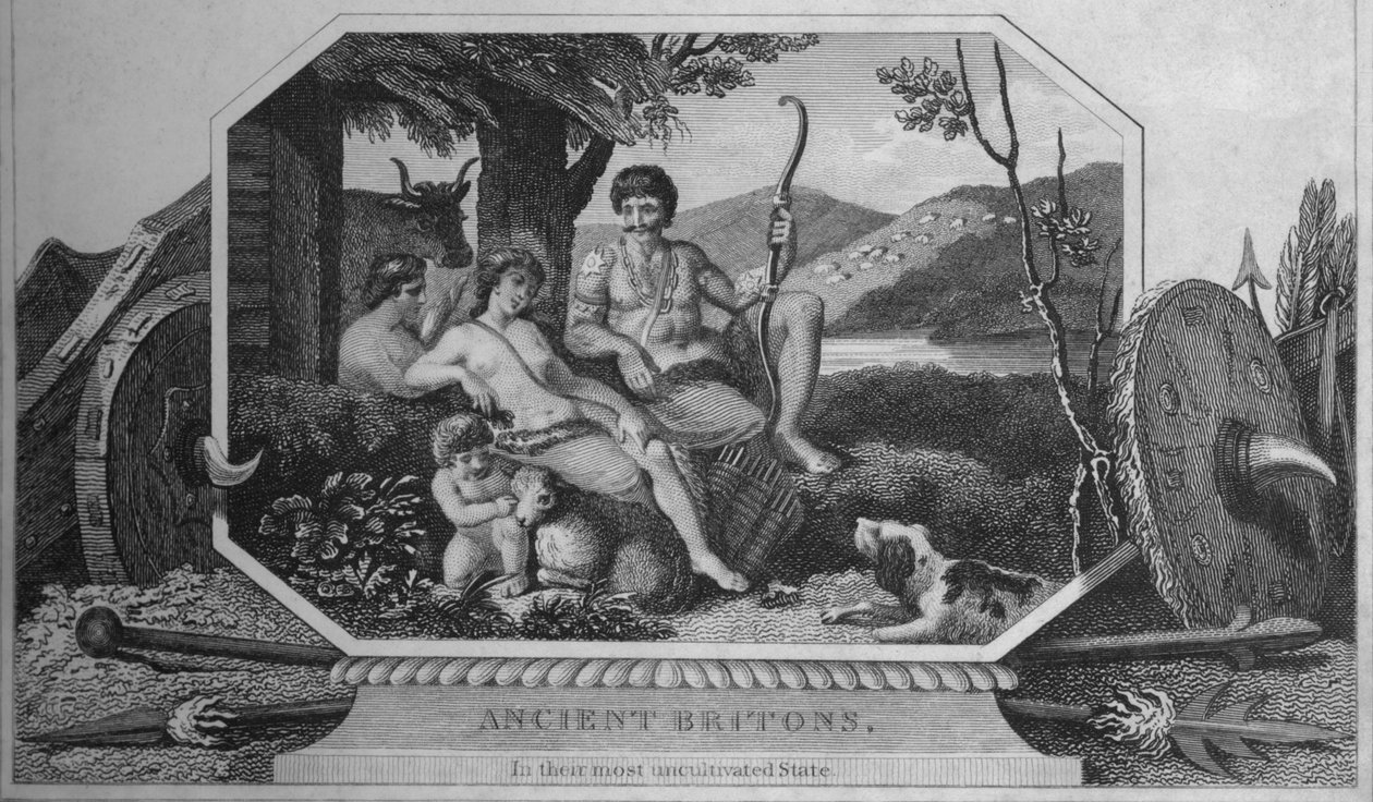 Forntida britter, i deras mest okultiverade tillstånd, 1838 av Unbekannt