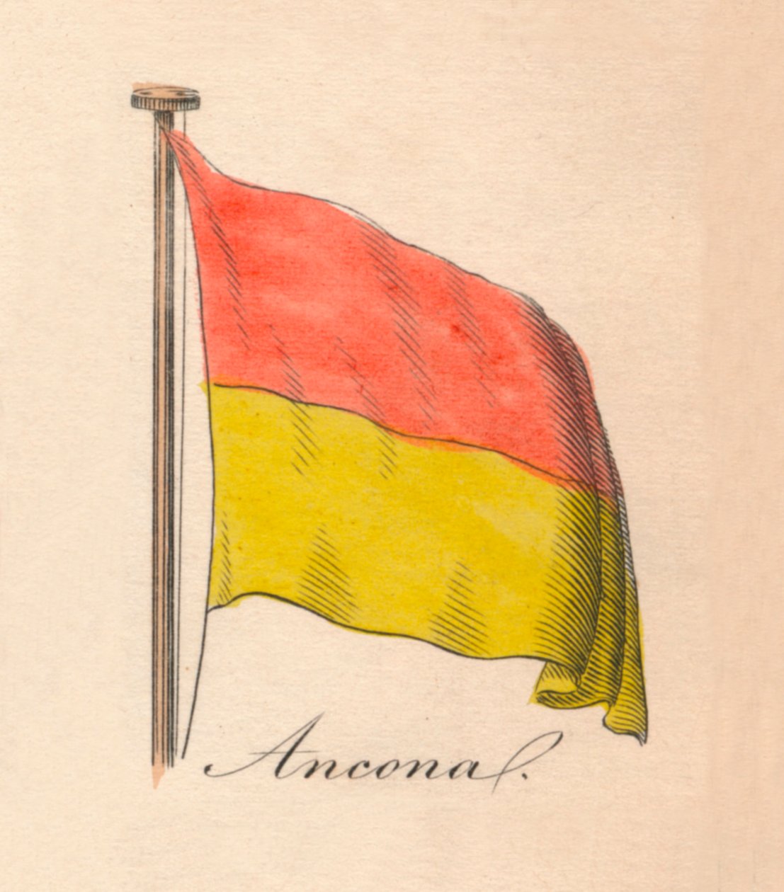 Ancona, 1838 av Unbekannt