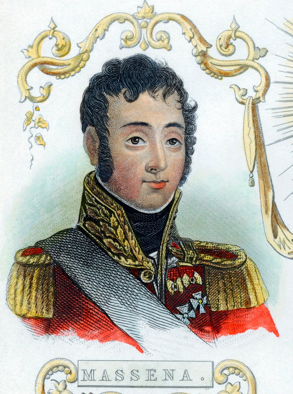 Andre Massena, fransk soldat, c1830 av Unbekannt