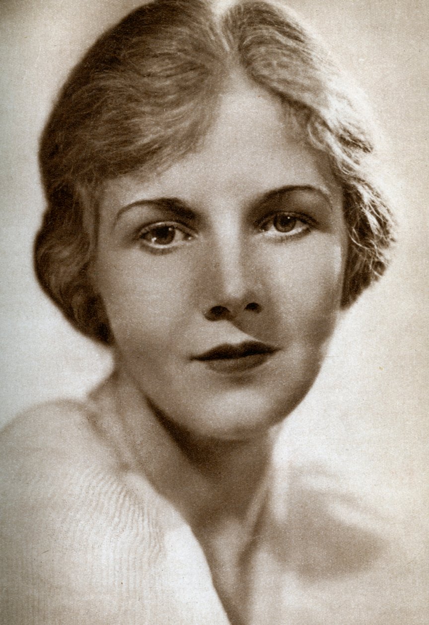 Ann Harding, amerikansk skådespelerska, 1933 av Unbekannt