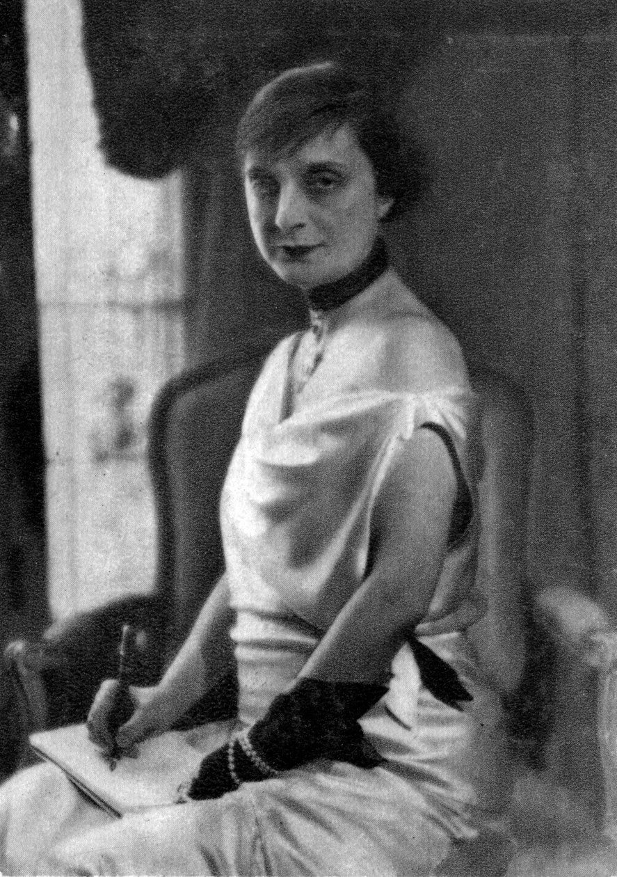 Anna de Noailles, fransk författare, 1930 av Unbekannt