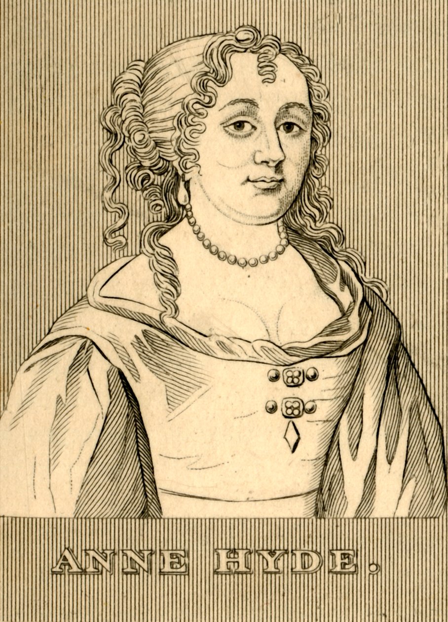 Anne Hyde, 1637-1671, 1830. av Unbekannt