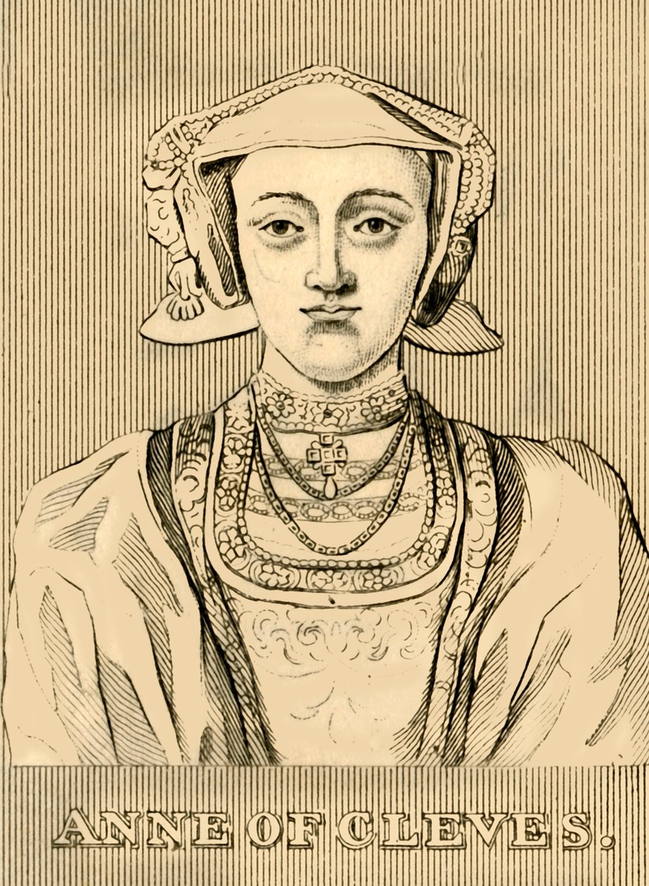 Anne av Cleves, 1515-1557, 1830. av Unbekannt