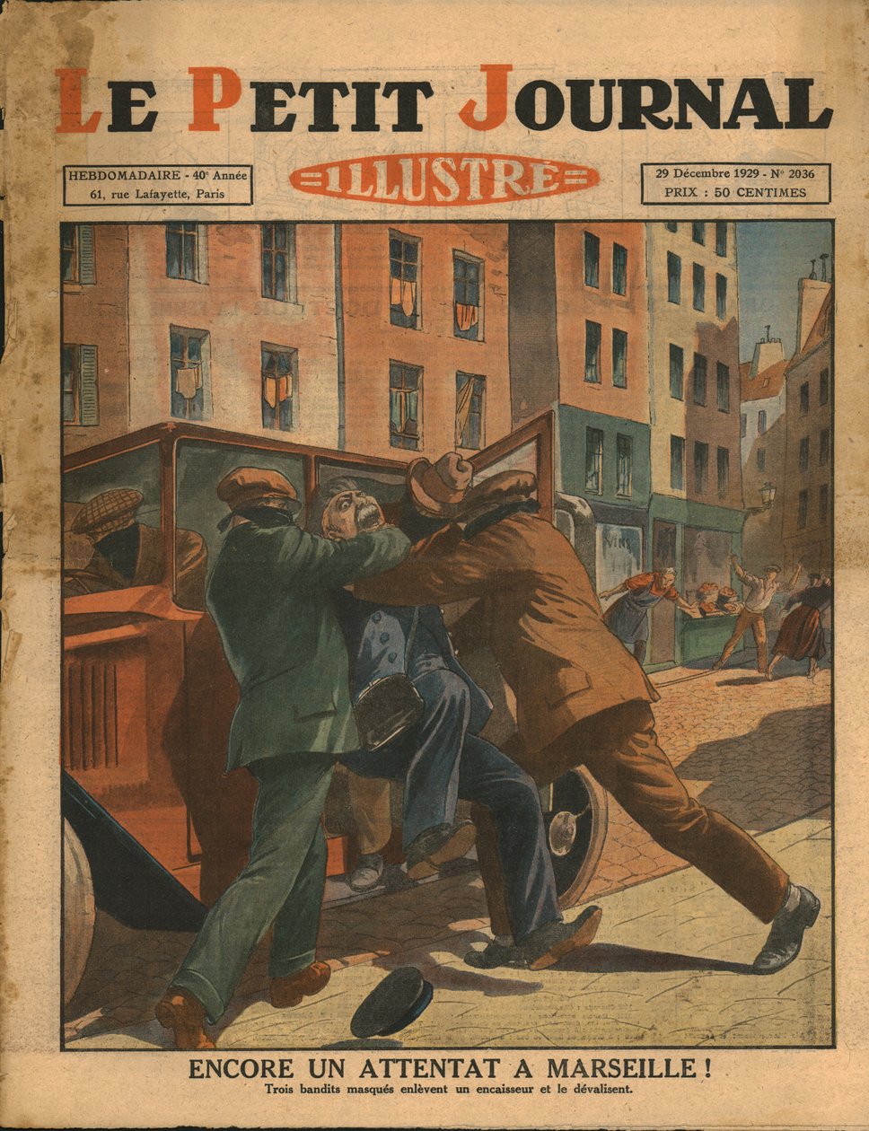 Ännu en attack i Marseille!, 1929. av Unbekannt