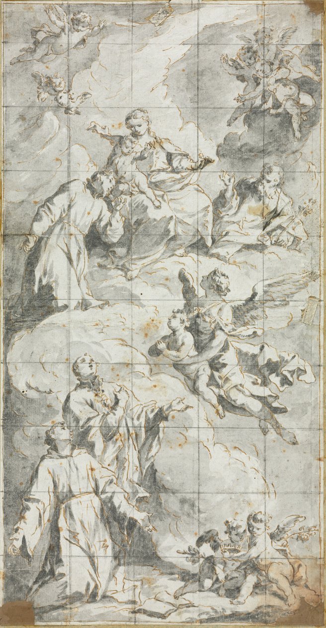 Jungfruns apoteos, 1600-talet. av Unbekannt