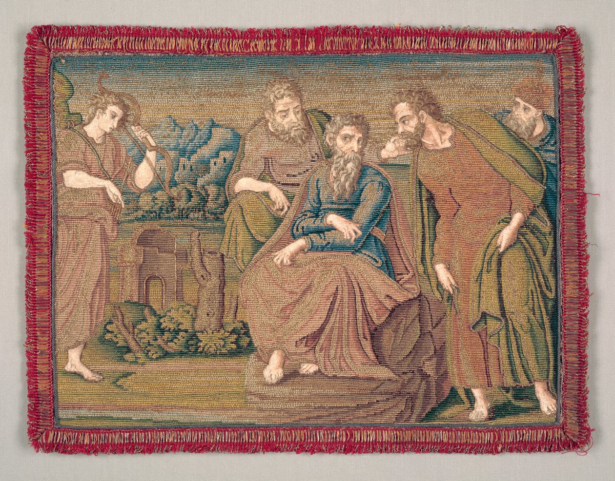 Kläder från en Dalmatic, 1500-tal. av Unbekannt