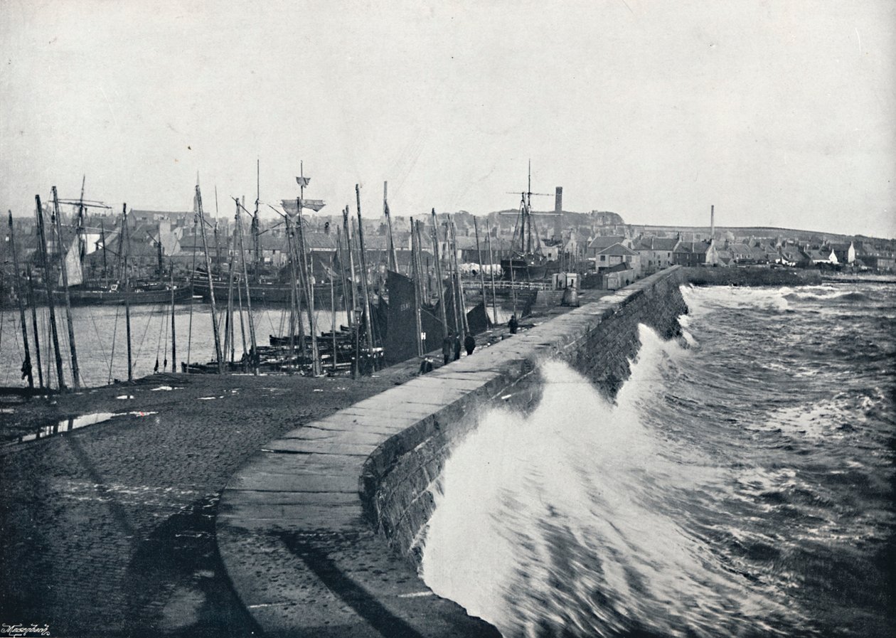 Arbroath - Från hamnen, 1895 av Unbekannt