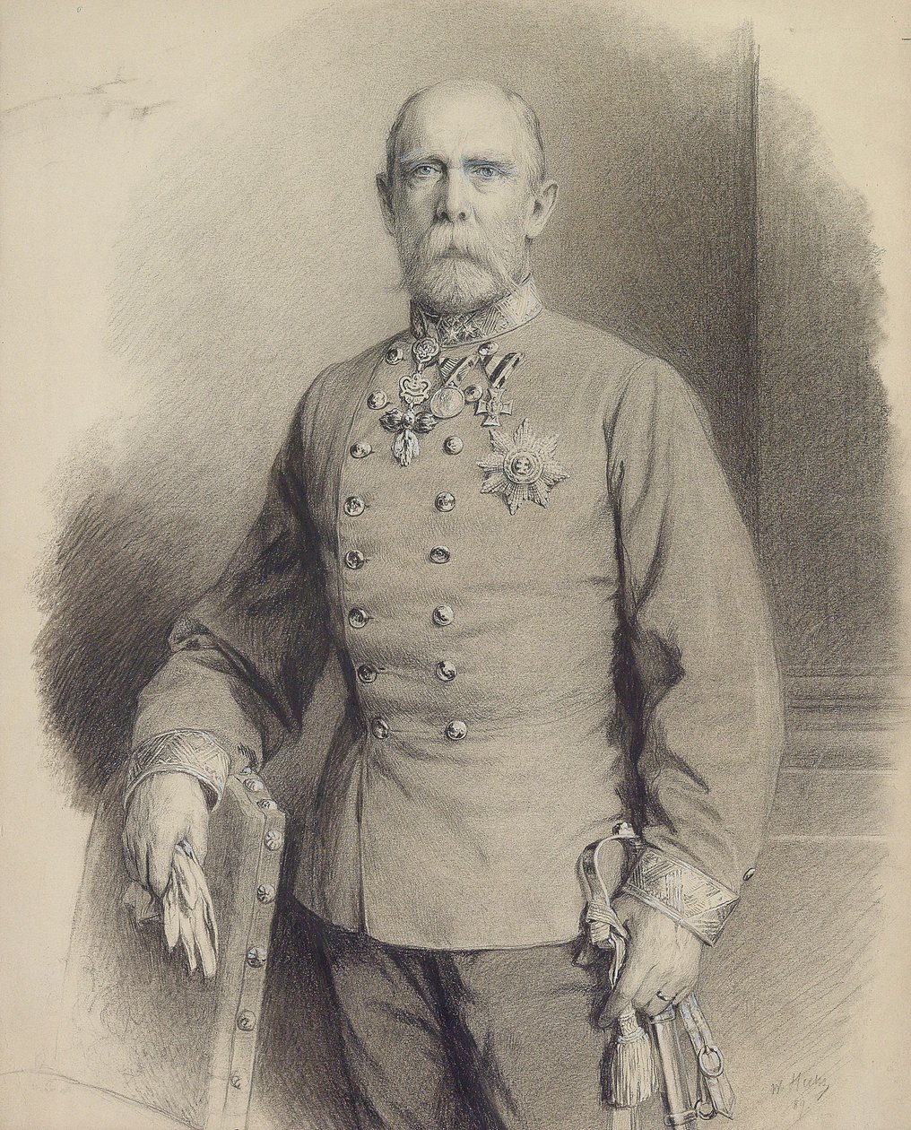 Ärkehertig Karl Ludwig av Österrike 1833-1896, 1889. av Unbekannt