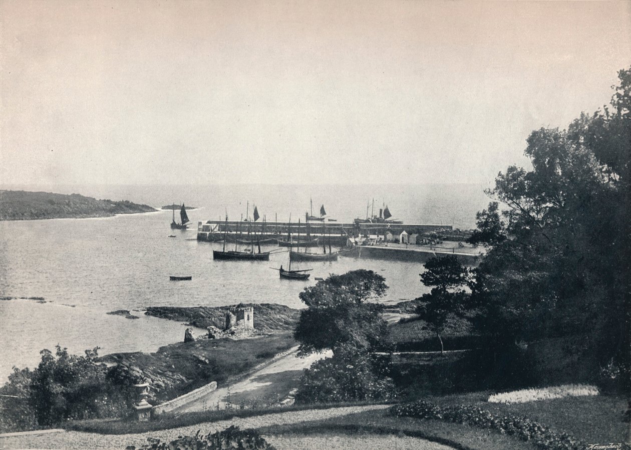 Ardglass - Översikt över hamnen, 1895 av Unbekannt