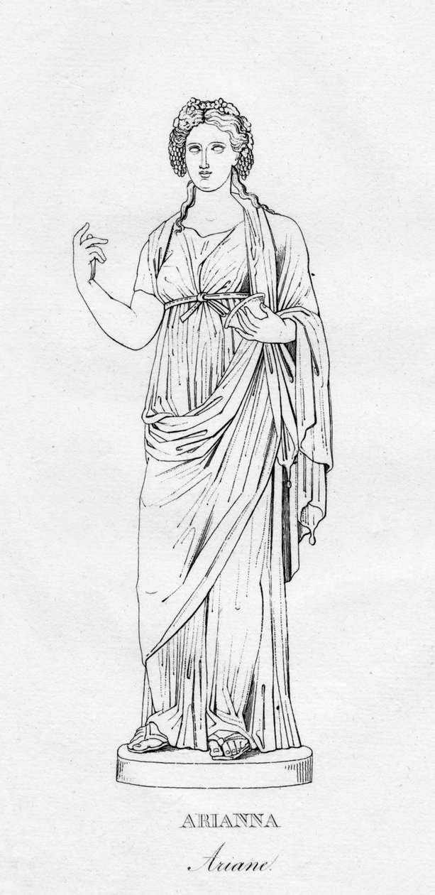 Arianna Ariane, c1850 av Unbekannt
