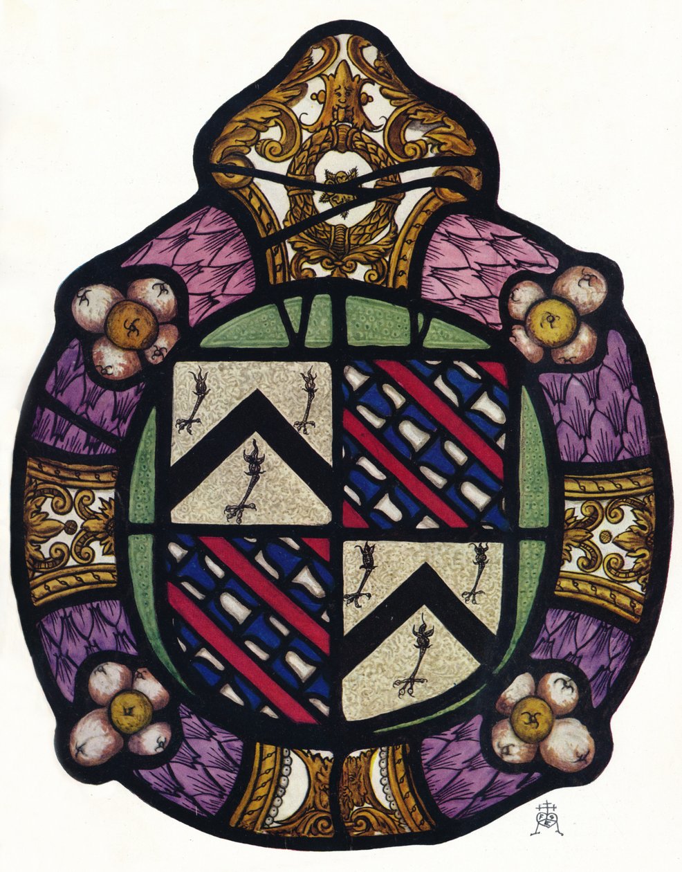 Arms of Sir Reginald Bray, K.G., c1900, 1936 av Unbekannt