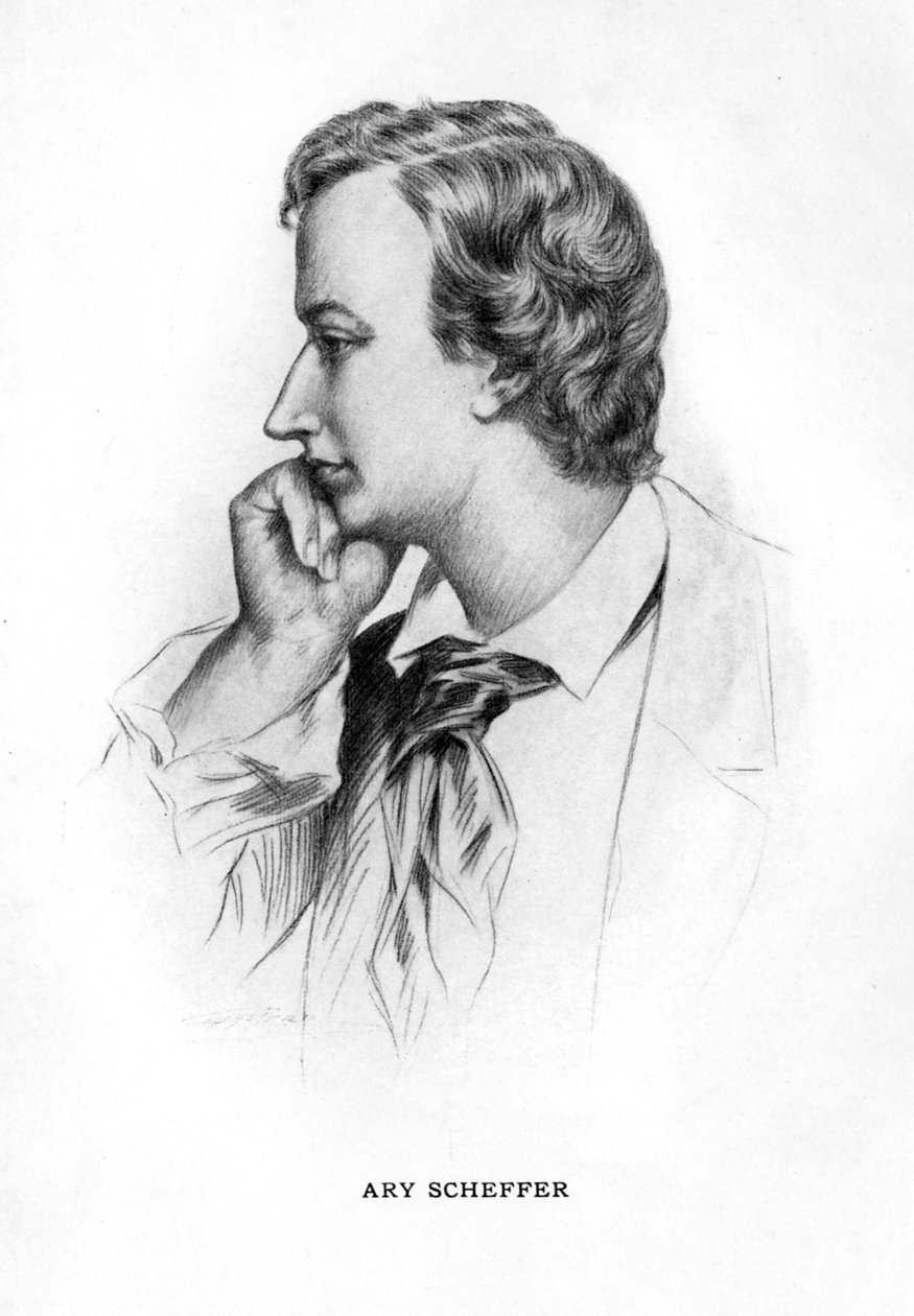 Ary Scheffer, fransk målare, 1912 av Unbekannt