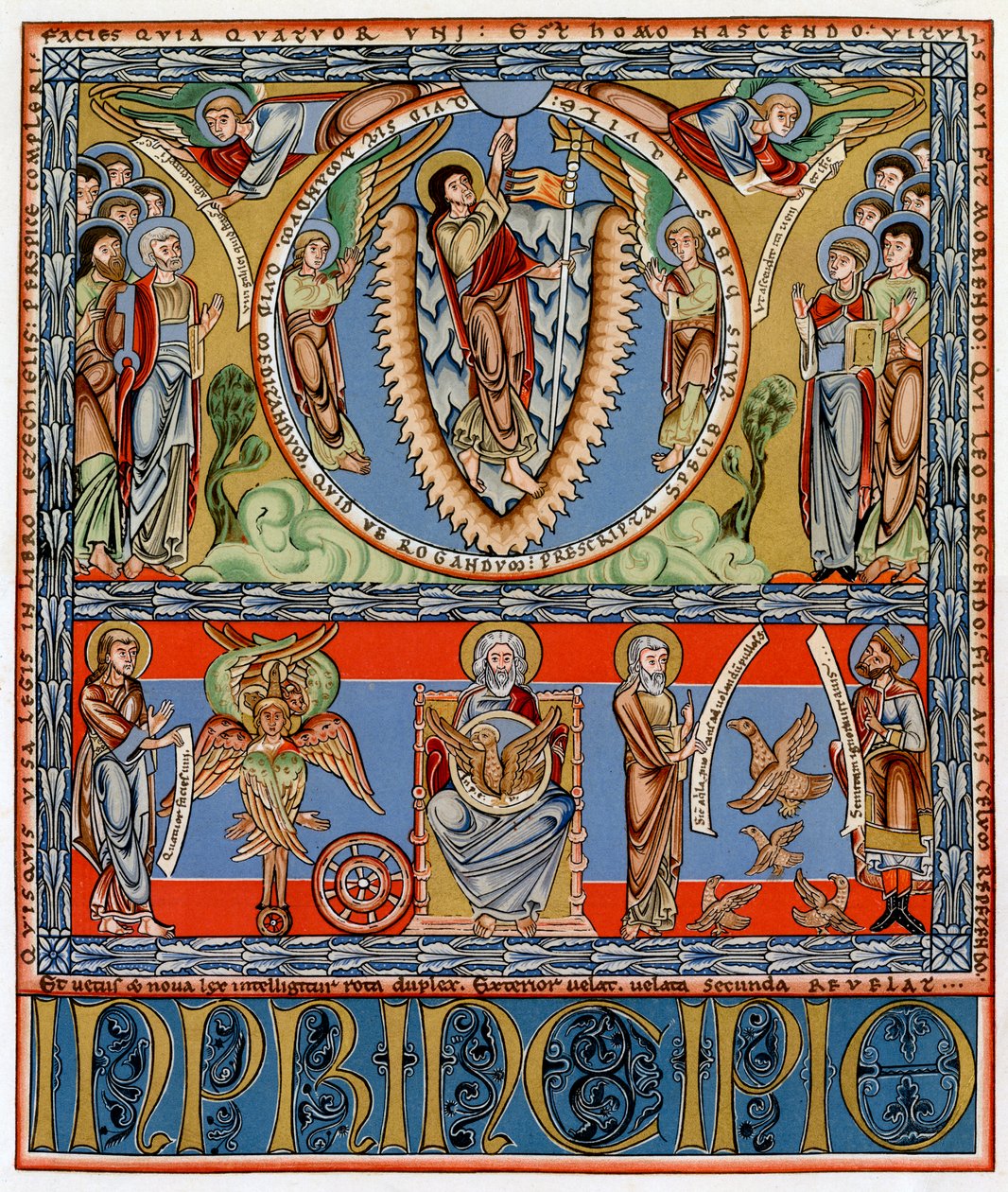 Himmelsfärd, c1155 av Unbekannt
