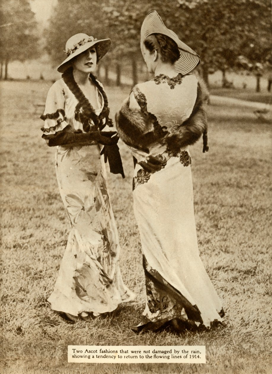 Ascot fashion, 1935. av Unbekannt
