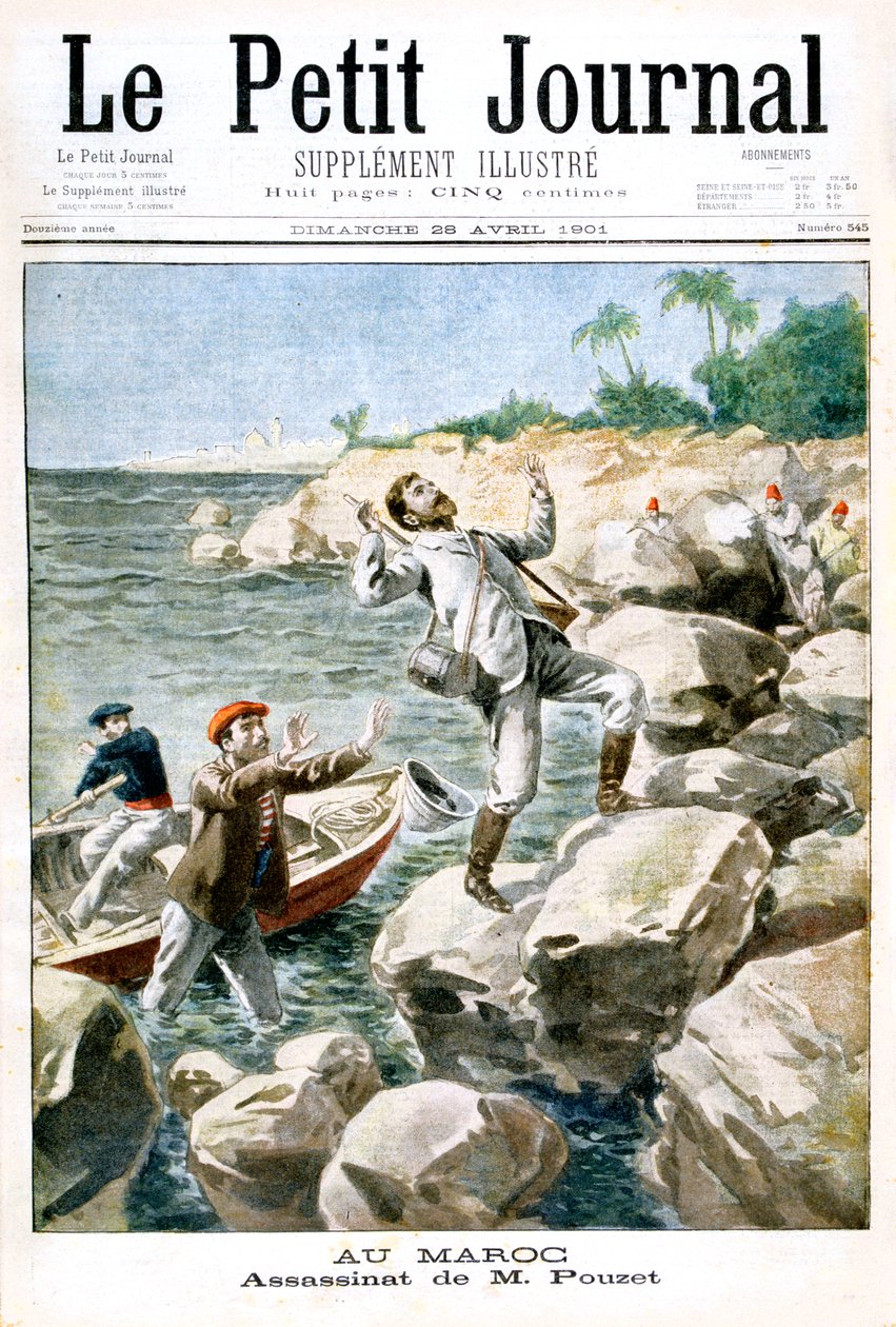 Mordet på M. Pouzet, 1901 av Unbekannt