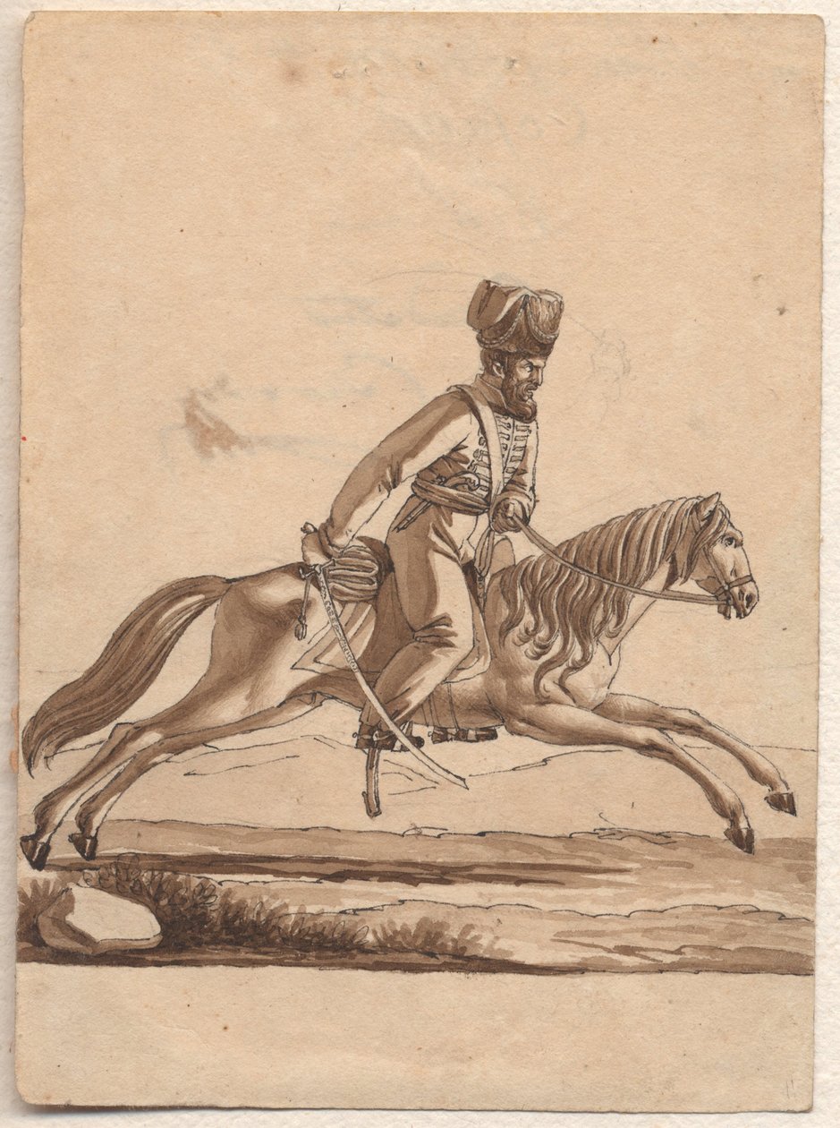 Ataman av kosacker, 1818 av Unbekannt