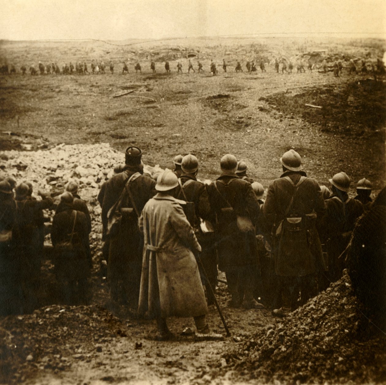 Attack mot Douaumont, norra Frankrike, december 1916 av Unbekannt