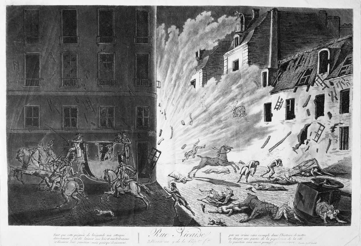 Försök att mörda Napoleon, 24 december 1800 av Unbekannt