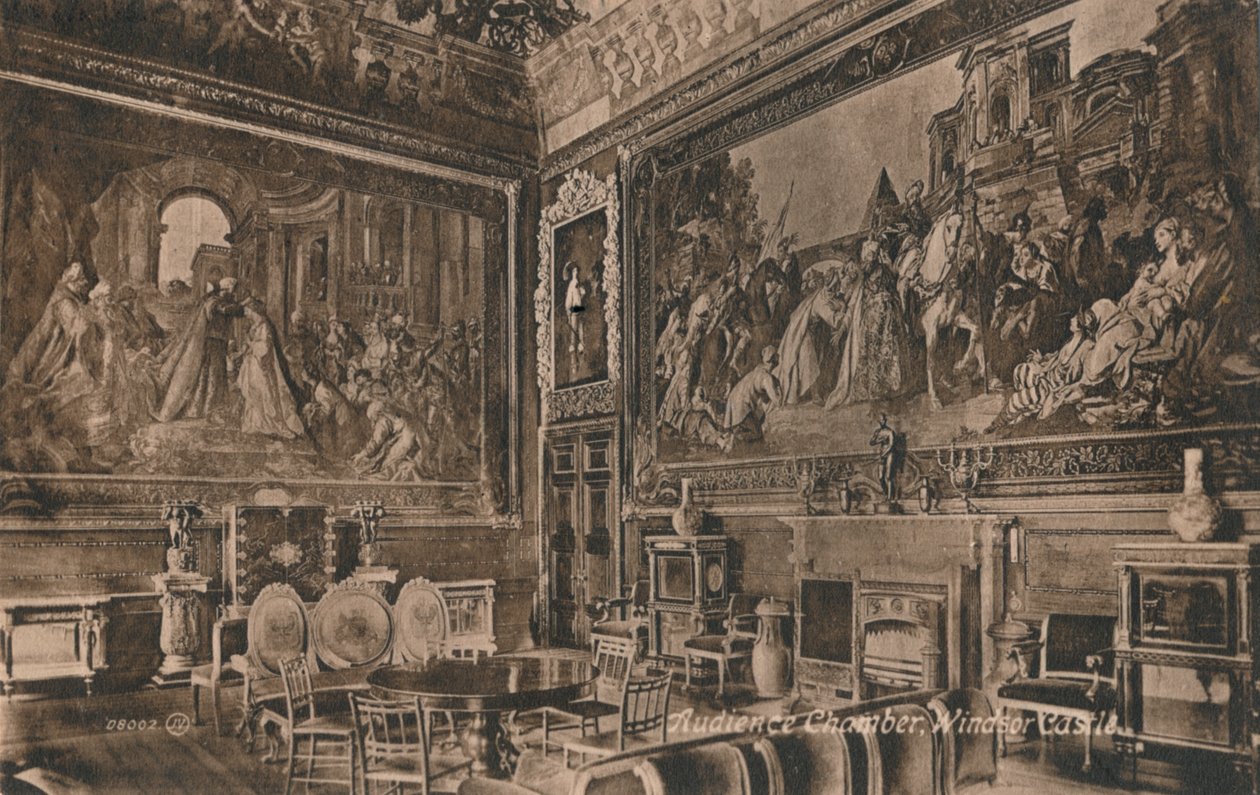 Publikkammaren, Windsor Castle, c1917 av Unbekannt
