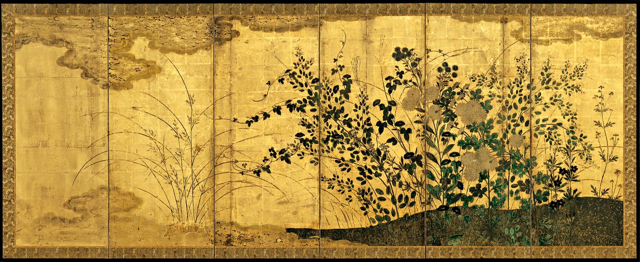 Höstlandskap med vilda gäss, ca. 1650 av Unbekannt