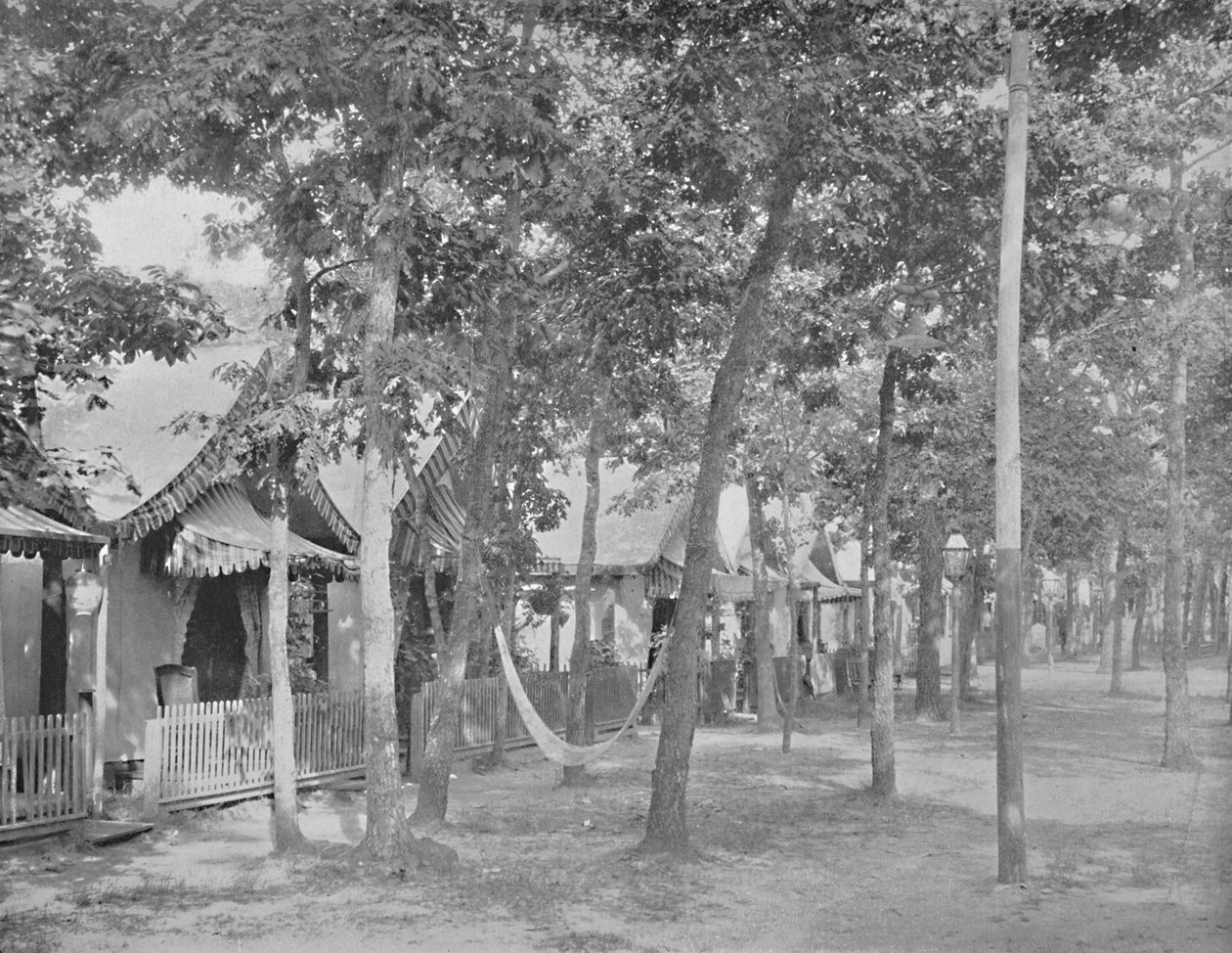 Avenue of Tents, Ocean Grove, New Jersey, c1897. av Unbekannt