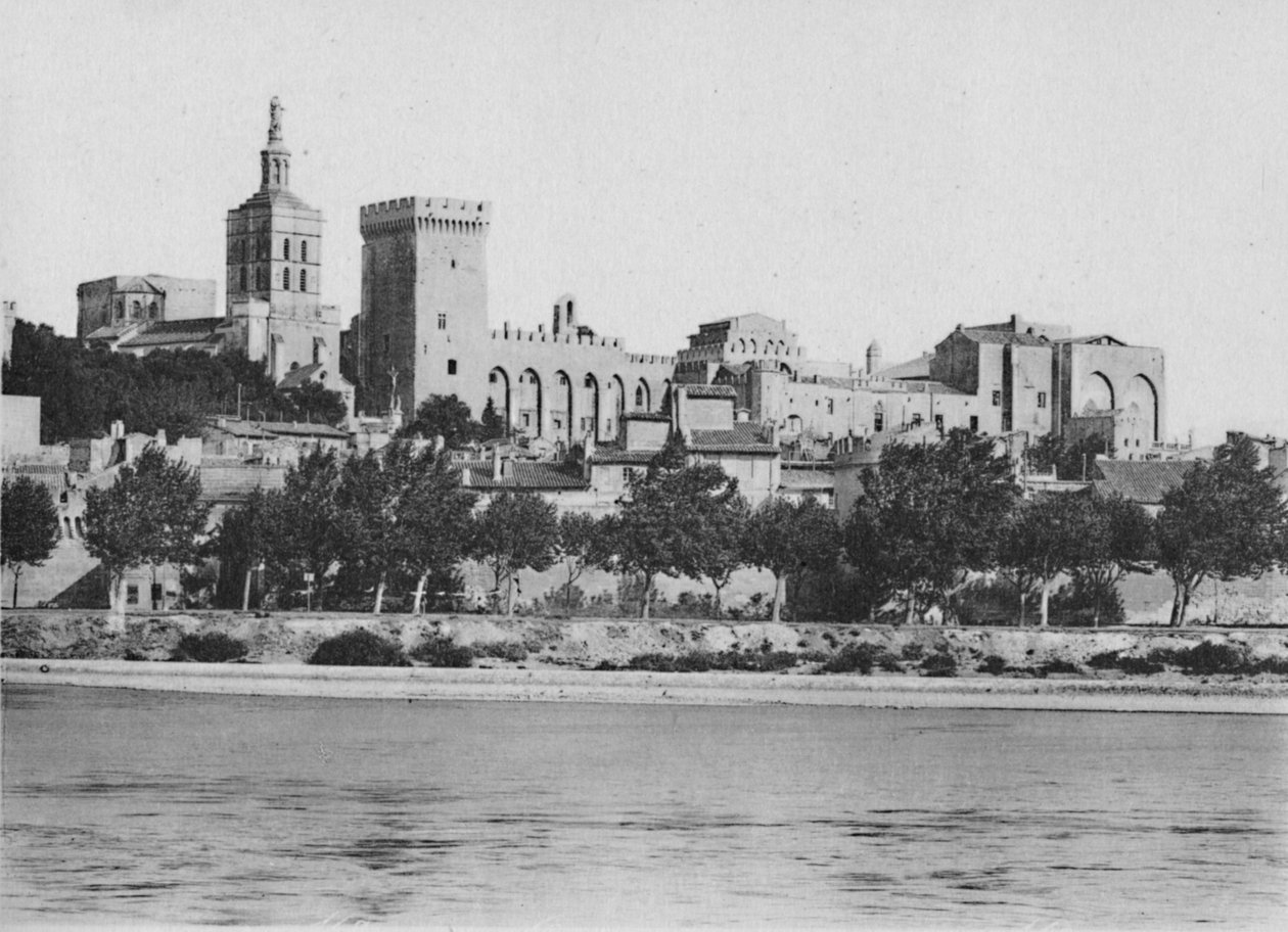 Avignon. - Rhône- och påvarnapalatset, c1925 av Unbekannt