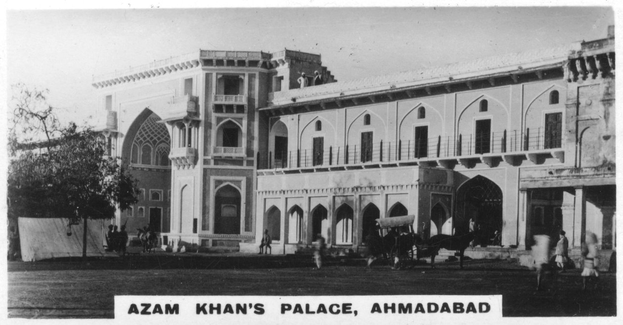 Azam Khans palats, Ahmedabad, Indien, c1925 av Unbekannt