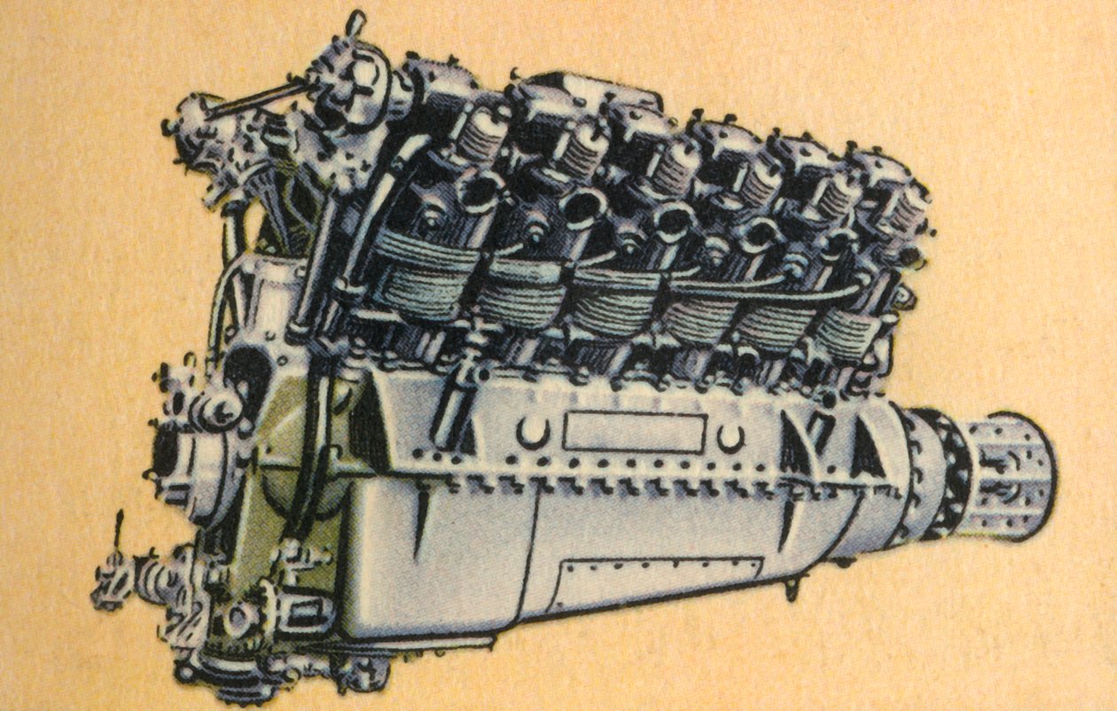 BMW VIIa flygplansmotor, 1920-talet, 1932. av Unbekannt