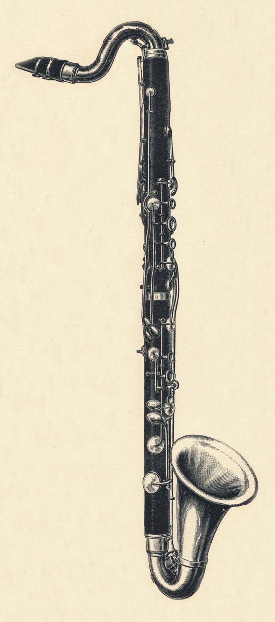 B-basklarinett, 1895. av Unbekannt