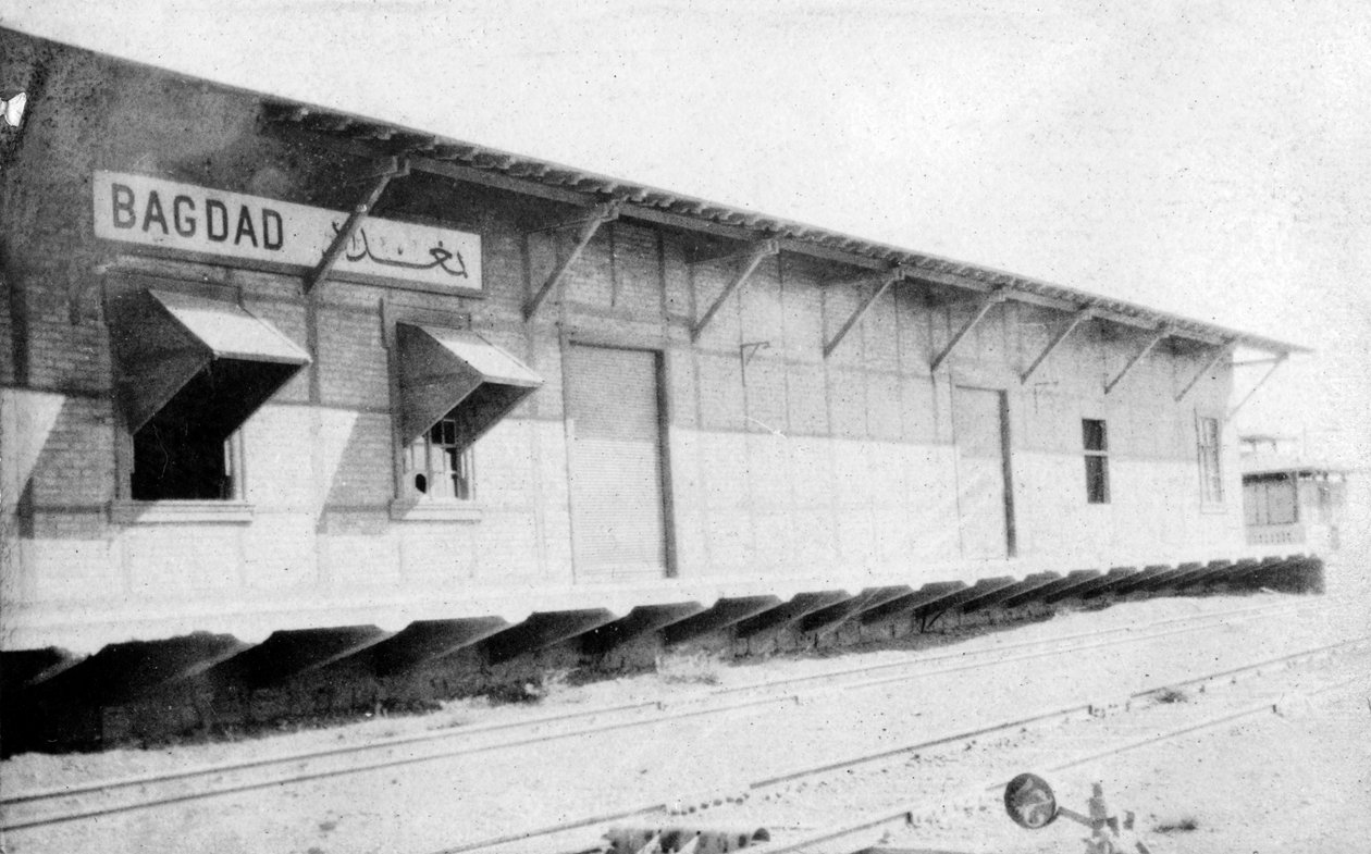 Bagdad södra tågstation, Irak, 1917-1919 av Unbekannt
