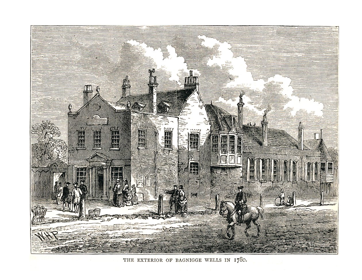 Bagnigge Wells, 1780 av Unbekannt