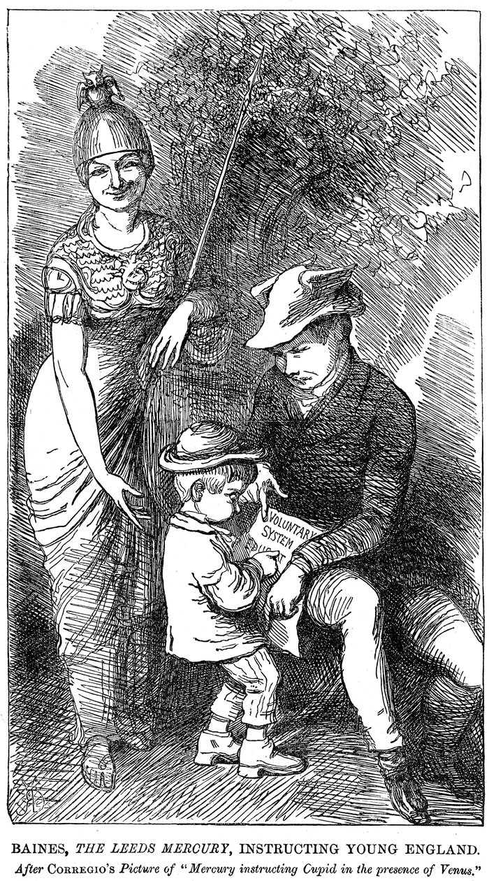 Baines, The Leeds Mercury, Instructing Young England, 1847 av Unbekannt