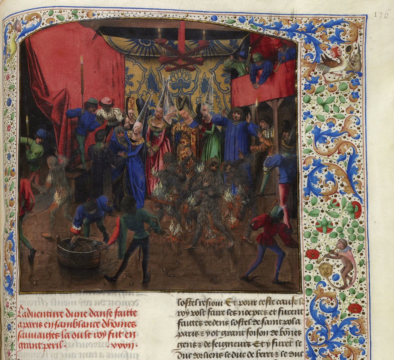 Bal des Ardents, ca 1470-1475. av Unbekannt