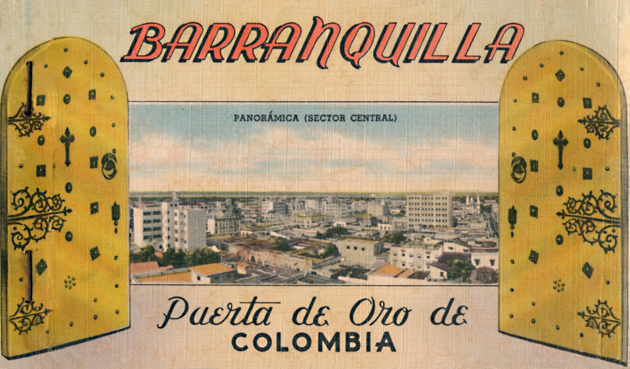 Barranquilla - Gyllene porten i Colombia, c1940-talet av Unbekannt