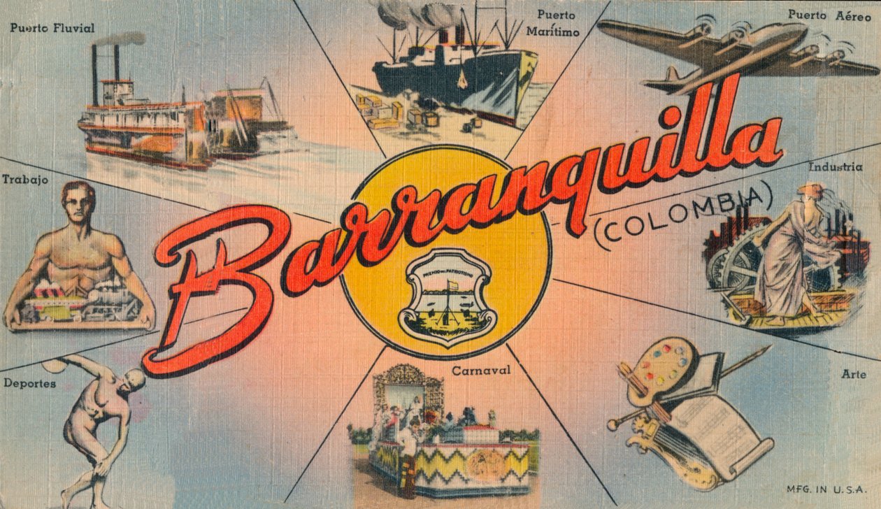 Barranquilla Colombia, c1940-talet av Unbekannt