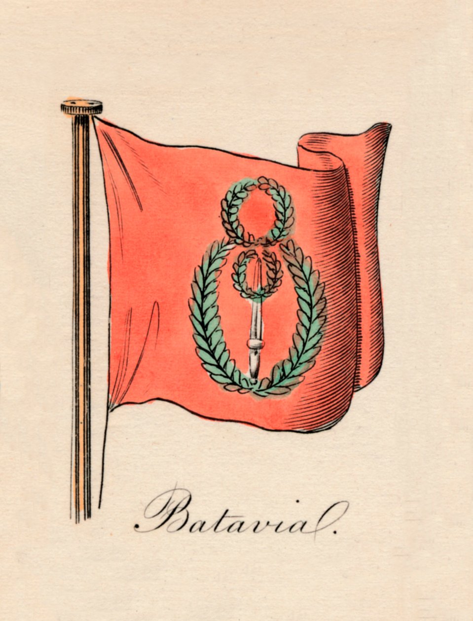 Batavia, 1838 av Unbekannt