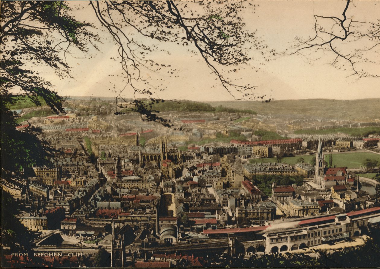 Bad från Beechen Cliff, c1925 av Unbekannt
