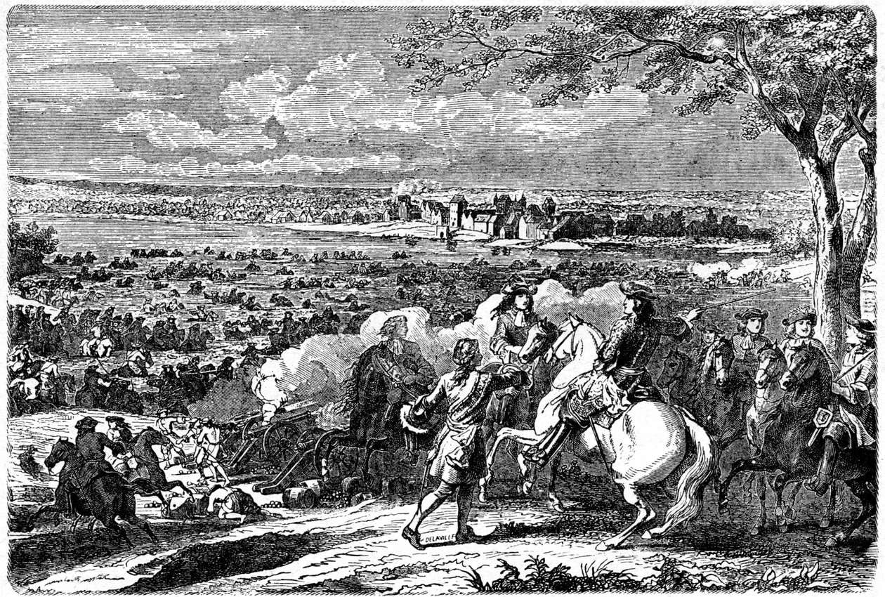 Slaget vid Rhinen, 1898 av Unbekannt