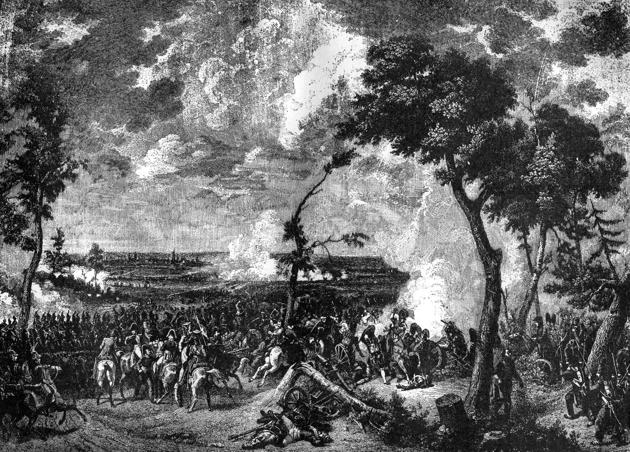 Slaget vid Hanau, Tyskland, 30-31 oktober 1813 1882-1884. av Unbekannt